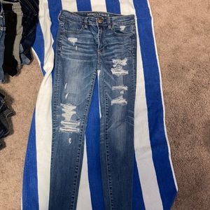 american eagle high rise jegging